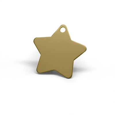 star pet tags in multiple colors