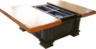 Black Cherry Sliding Top Coffee Table