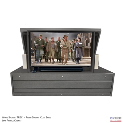 Modern Ironside Outdoor TV Lift Cabinet