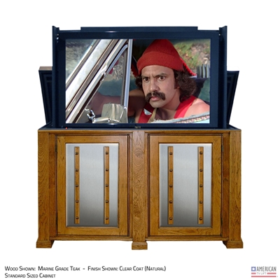 Transitional Maryland Outdoor TV Lift Cabinet