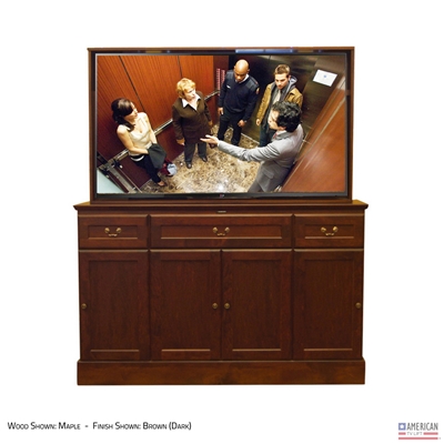 Traditional Stately TV Lift Cabinet