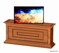 Transitional Cario TV Lift Cabinet
