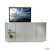 55" TV Lift Cabinet - Modern 4 Door Beveled Mirror (SC)