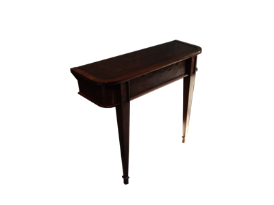 Walnut Entry Half Table  - In Stock