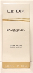 Balenciaga Le Dix Perfume 3.33oz Eau De Toilette