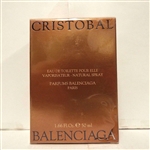Balenciaga Cristobal Eau De Toilette Pour Elle 1.66 oz