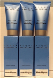 Salvatore Ferragamo Acqua Essenziale Cologne Shower Gel 1.7oz 3 Pack