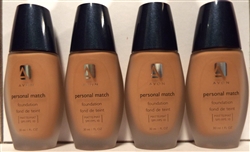 Avon Personal Match Matte Foundation Warmest Beige 1oz 4 Pack