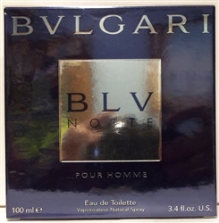 Bulgari Blv Notte Pour Homme Eau De Toilette Spray 3.4 oz