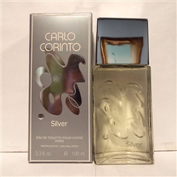 Carlo Corinto Silver Eau De Toilette Spray 3.3oz