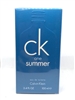 Calvin Klein CK One Summer 2018 Eau De Toilette  3.4 oz