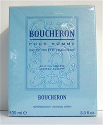 Boucheron Cologne for Men Eau De Toilette Natural Spray Fraicheur 3.3oz Limited Edition