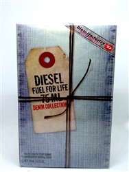 Diesel Fuel For Life Denim Collection Eau De Toilette Spray For Men 2.5 oz