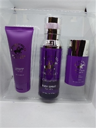 Champion By Beverly Hills Polo Club Body Mist 6 oz 3 Piece Set