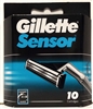 Gillette Sensor Razor Blade Refills 10 Cartridges