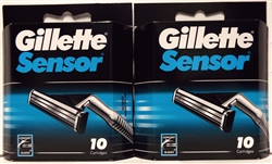Gillette Sensor Razor Blade Refills 20 Cartridges