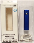 Portable Power Bank USB Charger Blue