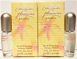Estee Lauder Pleasures Exotic Eau De Parfum Spray .14oz 2 Pack