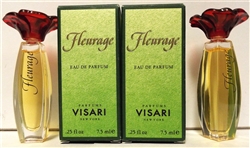 Visari Fleurage Classic Perfume .25oz Mini 2 Pack