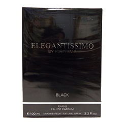 Elegantissimo Black For Men By Fujiyama Eau De Parfum Spray 3.3 oz