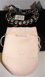Juicy Couture War of Love Ribbon & Chain Bracelet Blue Juicy Couture Style No. YJRU4660