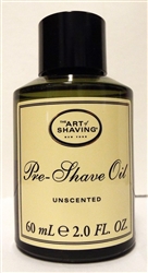 The Art of Shaving Unscented Pre Shave Oil 2.0 oz