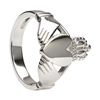 Sterling Silver No.26 Style Heavy Men's Claddagh Ring 15.3mm