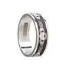 Sterling Silver Men's Claddagh Wedding Ring 7m