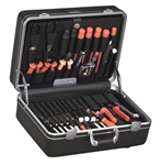 926T-CB DELUXE POLYETHYLENE TOOL CASE WITH CHROME HARDWARE