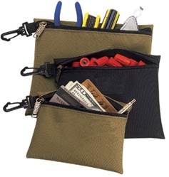 CLC1100 3 MULTI-PURPOSE, CLIP-ON, ZIPPERED BAGS