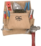 CLCI823X 8 POCKET SUEDE NAIL & TOOL BAG