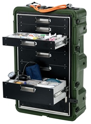 MC8100 PELICAN HARDIGG MEDCHEST 8 DRAWER