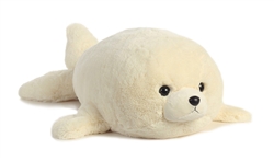 Baby Harp Seal Super Flopsie 24" H