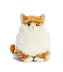 Butterball Orange Tabby Fat Cat by Aurora 9" H