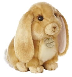 Aurora Lop Eared Rabbit Tan Miyoni Collection 8" Long