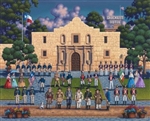 The Alamo Dowdle Folk Art 500 Piece Puzzle