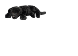 Licorice Black Lab Floppy Pup 13" L