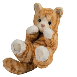 Lou Lou Orange Stripe Cat Handful 8" long without tail