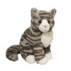 Nickel the Grey Stripe Cat 9"H