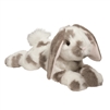 Ramsey Dlux Grey Spotted Floppy Bunny by Douglas 18" Long