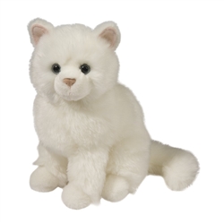 Snowball the White Cat 9" H