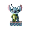 Jim Shore Enesco Disney Traditions Stitch Holding Frog