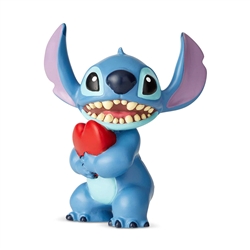 Enesco Disney Showcase Stitch Heart Mini Figurine 2.5"