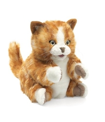 Orange Tabby Kitten Puppet