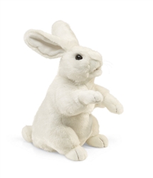 Standing White Rabbit Puppet