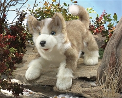 Wolf Pup Puppet 13" L