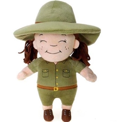 Park Ranger Girl Plush Doll 10.5" H
