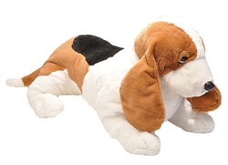 Basset Hound Laying Dog Jumbo Cuddlekins 12" L