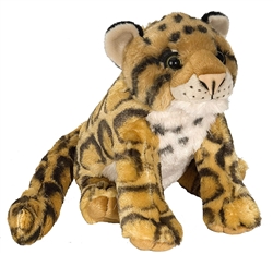 Clouded Leopard Cuddlekins Plush Toy 10" High