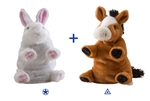 Switch A Rooz Horse and Bunny 7" H